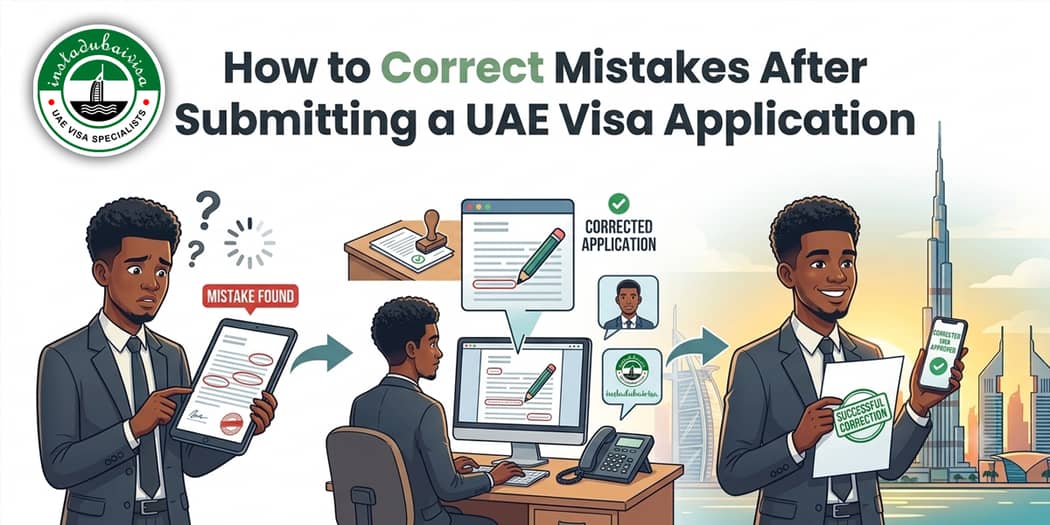 How to Correct Mistakes After Submitting a UAE Visa Application